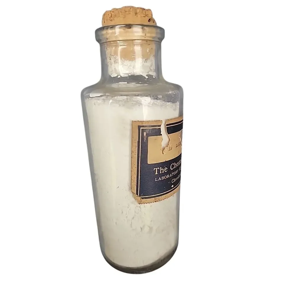 Vintage chemical rubber Co. laboratory bottle Cleveland, OH apothecary Halloween